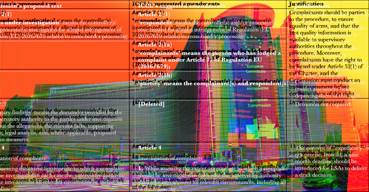 Featured image for “Flaws in the European Commission’s plan to fix GDPR procedures”